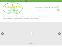 Tablet Screenshot of cleansafe.co.za